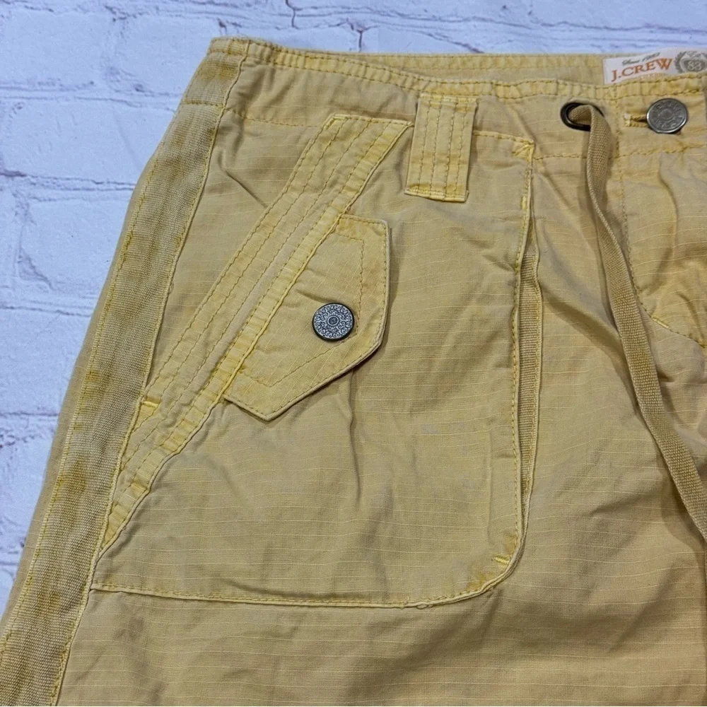 J.CREW broken in chino Classic Twill cargo pocket skirt Y2K vintage size 10 GUC